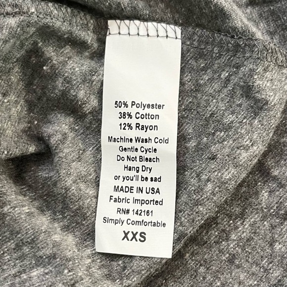 LulaRoe XXS Grey Carly Swing Dress NWT - Picture 3 of 5